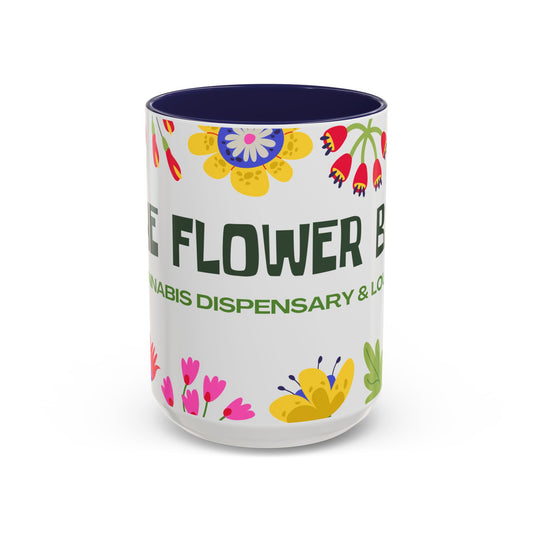 Accent Coffee Mug — Floral Dispensary Logo Mug (11/15oz)