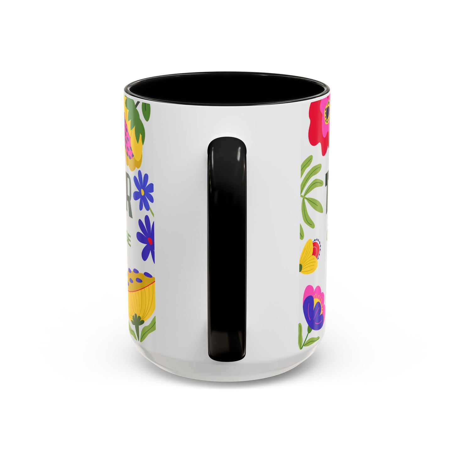 Accent Coffee Mug — Floral Dispensary Logo Mug (11/15oz)