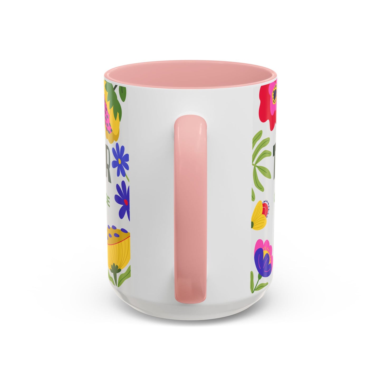 Accent Coffee Mug — Floral Dispensary Logo Mug (11/15oz)