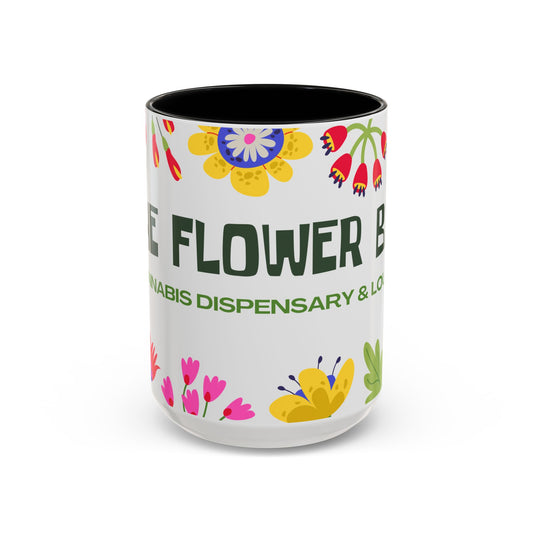 Accent Coffee Mug — Floral Dispensary Logo Mug (11/15oz)