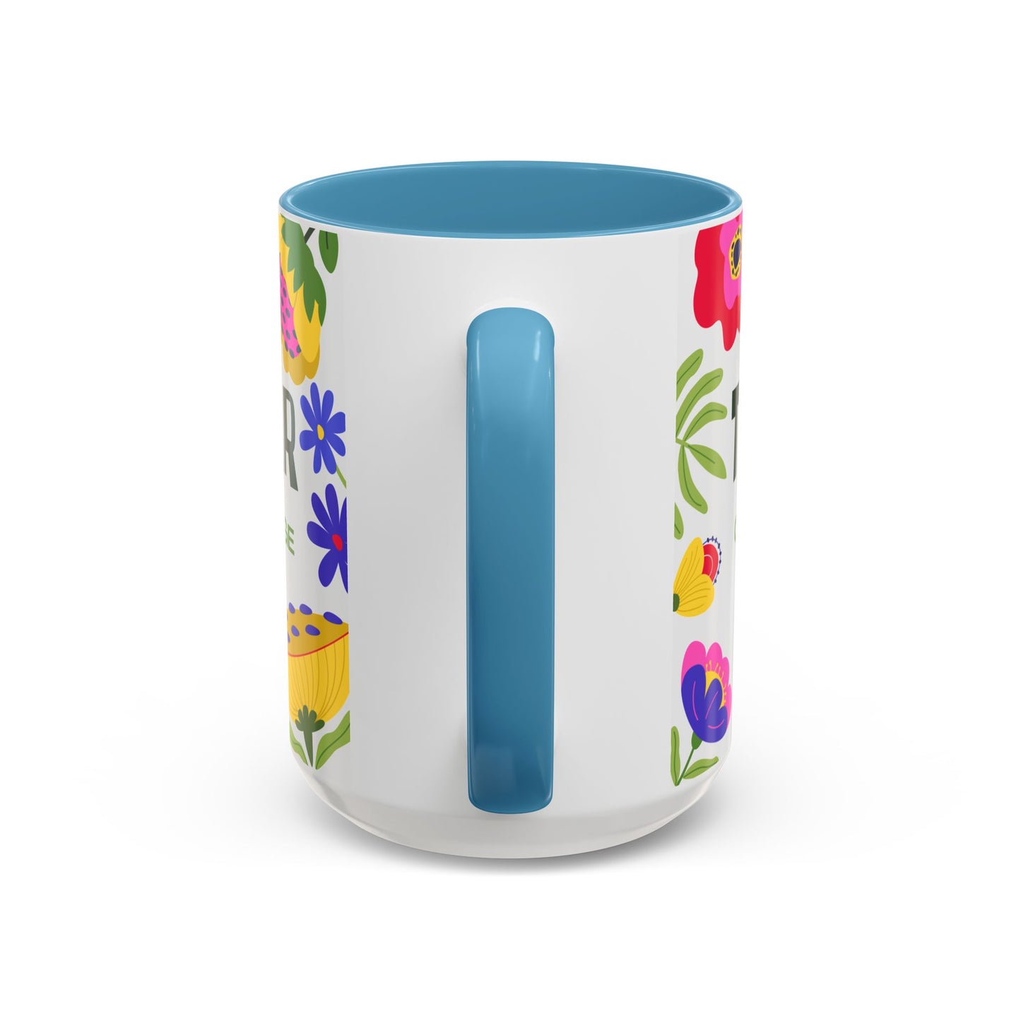 Accent Coffee Mug — Floral Dispensary Logo Mug (11/15oz)
