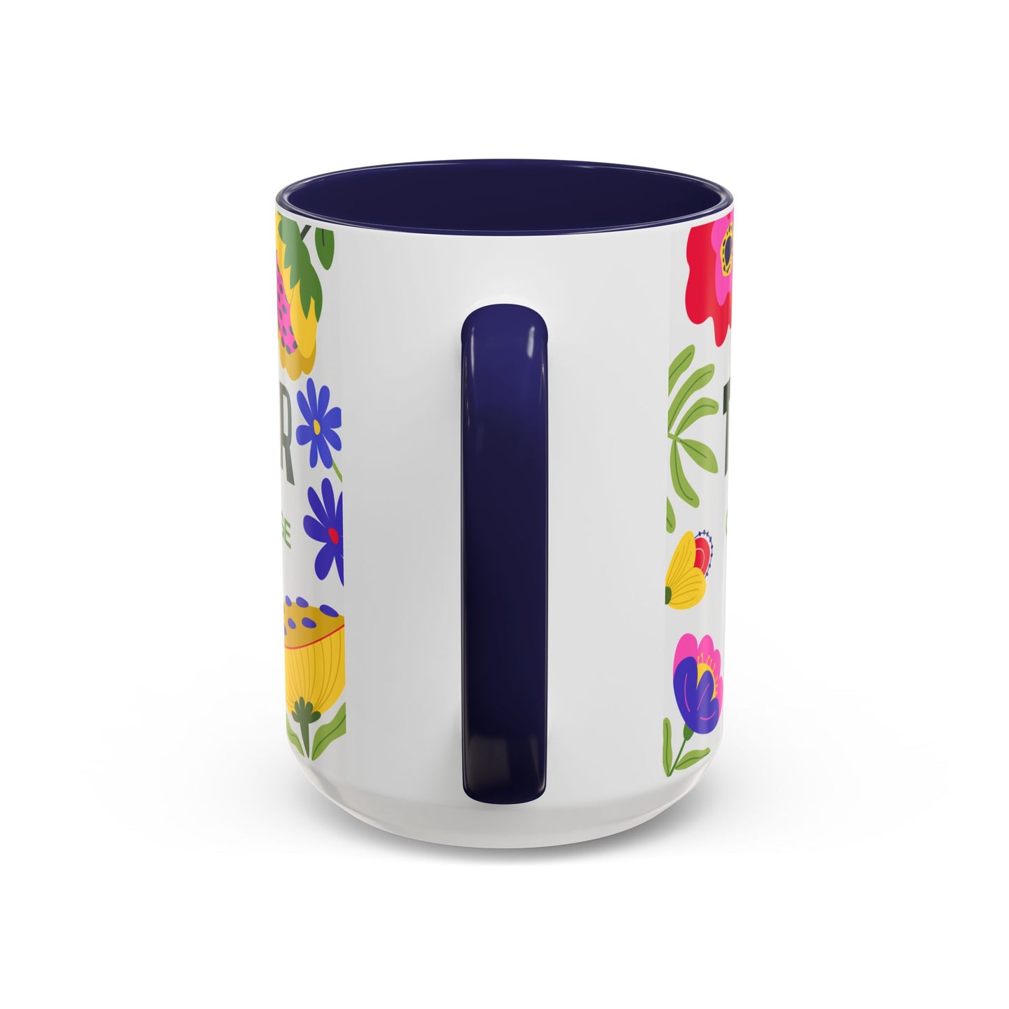 Accent Coffee Mug — Floral Dispensary Logo Mug (11/15oz)