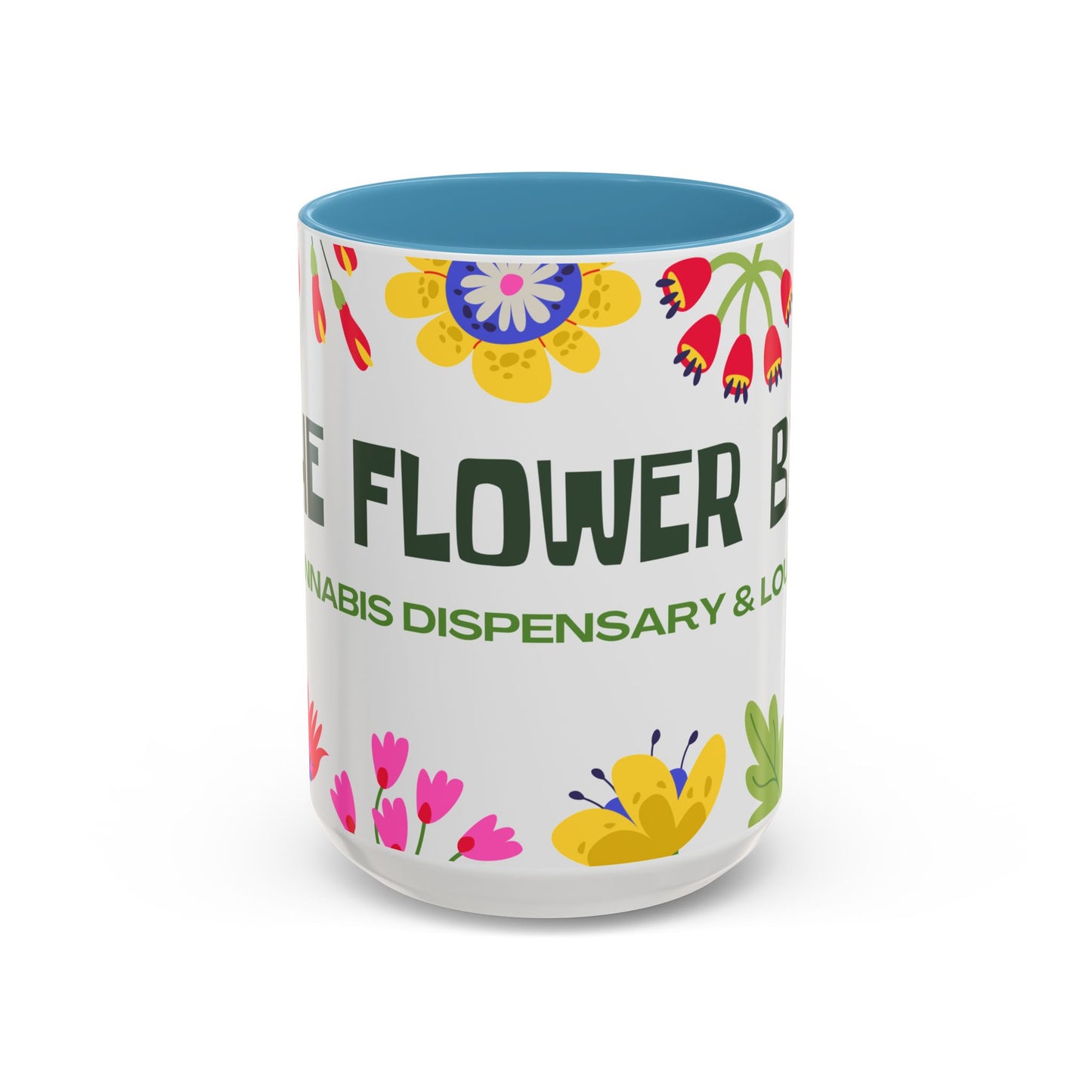Accent Coffee Mug — Floral Dispensary Logo Mug (11/15oz)