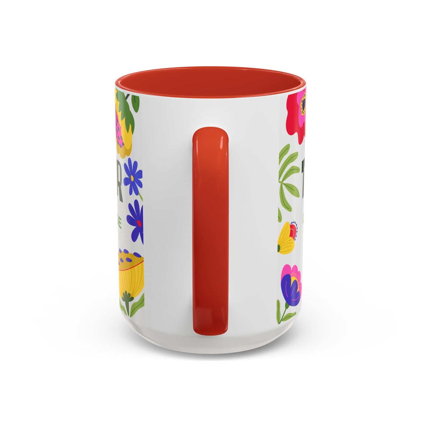 Accent Coffee Mug — Floral Dispensary Logo Mug (11/15oz)